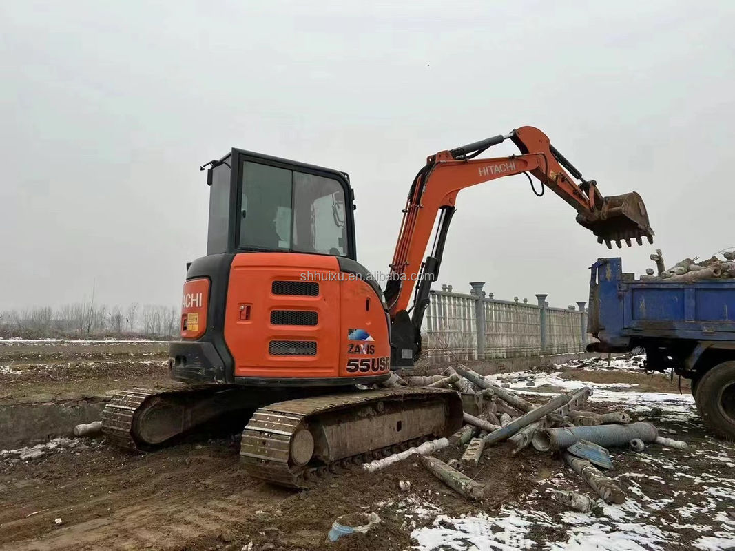 Χρησιμοποιούμενη μίνι σκάφτρα Hitachi ZX55U Φθηνή τιμή/καλή ποιότητα Hitachi ZX55U Χρησιμοποιούμενη υδραυλική σκάφτρα