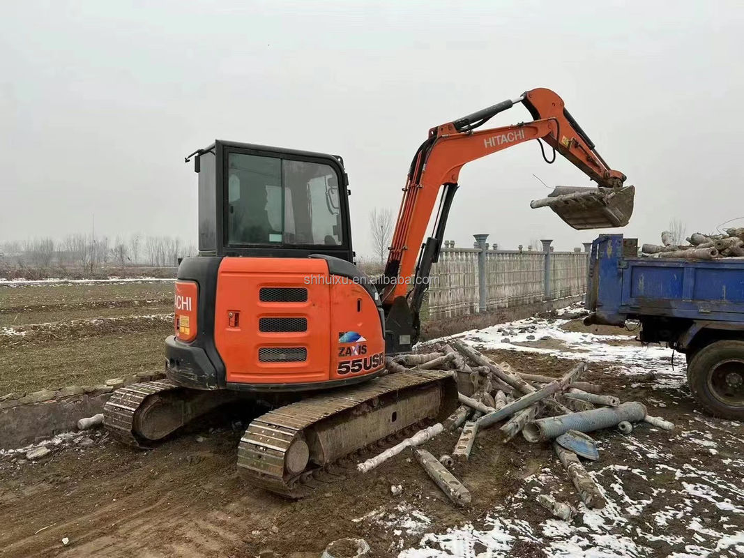 Χρησιμοποιούμενη μίνι σκάφτρα Hitachi ZX55U Φθηνή τιμή/καλή ποιότητα Hitachi ZX55U Χρησιμοποιούμενη υδραυλική σκάφτρα