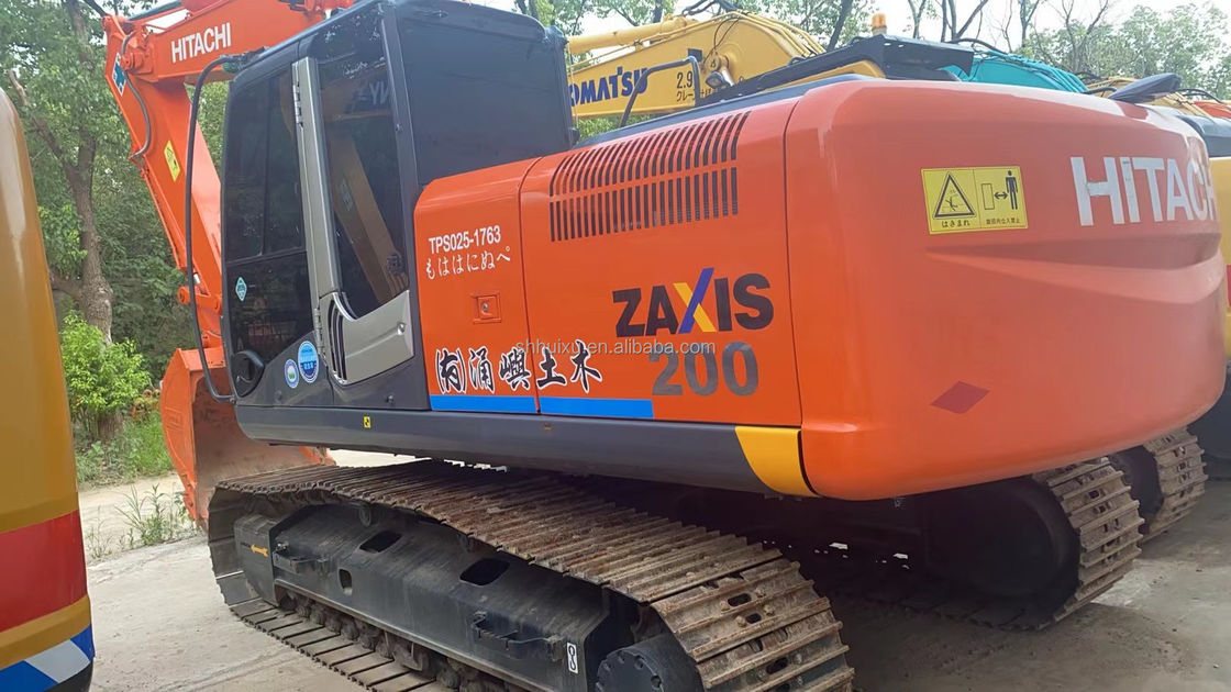 Χρησιμοποιούμενη σκάφουσα HITACHI ZX200 Εξαιρετική ποιότητα Χρησιμοποιούμενη Υδραυλική Εξόρυξη