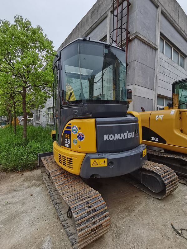 Χρησιμοποιούμενη εκσκαφέας komatsu pc 35 MR Καλή ποιότητα χαμηλή τιμή προς πώληση