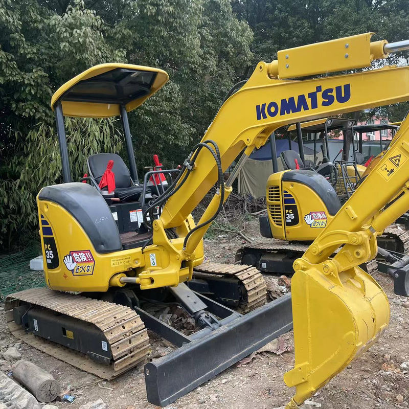 mini Japan Komatsu35 Χρησιμοποιούμενος εξορυκτής για εσωτερική οικιακή χρήση εξορυκτής 3,5 τόνων χρησιμοποιούμενος εξορυκτής της Ιαπωνίας