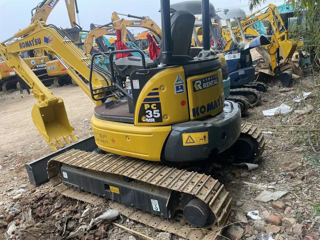 mini Japan Komatsu35 Χρησιμοποιούμενος εξορυκτής για εσωτερική οικιακή χρήση εξορυκτής 3,5 τόνων χρησιμοποιούμενος εξορυκτής της Ιαπωνίας