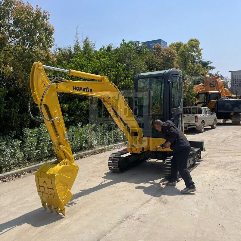 Χρησιμοποιημένη μίνι εκσκαφέας Κομάτσου PC35 με καμπίνα μικρός εκσκαφέας χρησιμοποιημένο μηχάνημα μίνι εκσκαφέας χρησιμοποιημένος μεταχειρισμένος εκσκαφέας προς πώληση
