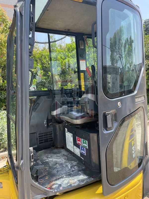 Χρησιμοποιημένη μίνι εκσκαφέας Κομάτσου PC35 με καμπίνα μικρός εκσκαφέας χρησιμοποιημένο μηχάνημα μίνι εκσκαφέας χρησιμοποιημένος μεταχειρισμένος εκσκαφέας προς πώληση