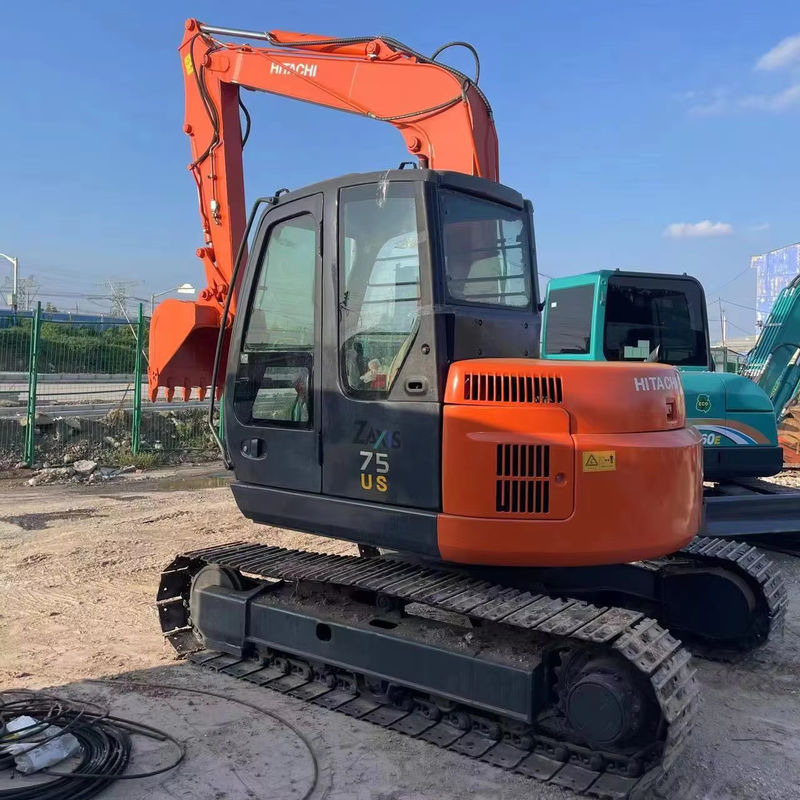 Εκσκαφέας μεταχειρισμένο Hitachi 75 εκσκαφέας μικρά μεταχειρισμένα μηχανήματα 7,5 τόνων υδραυλικός εκσκαφέας μίνι εκσκαφέας