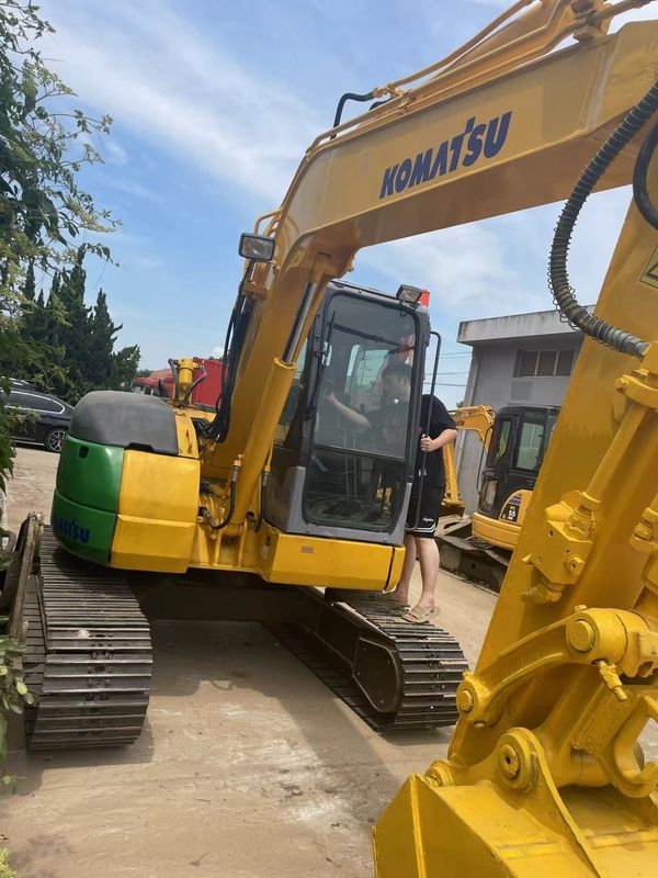 Μίνι εκσκαφέας πωλήσεις Komatsu PC70-8 μεταχειρισμένα μηχανήματα χειροκίνητο εκσκαφέας γης Κίνα μίνι εκσκαφέας