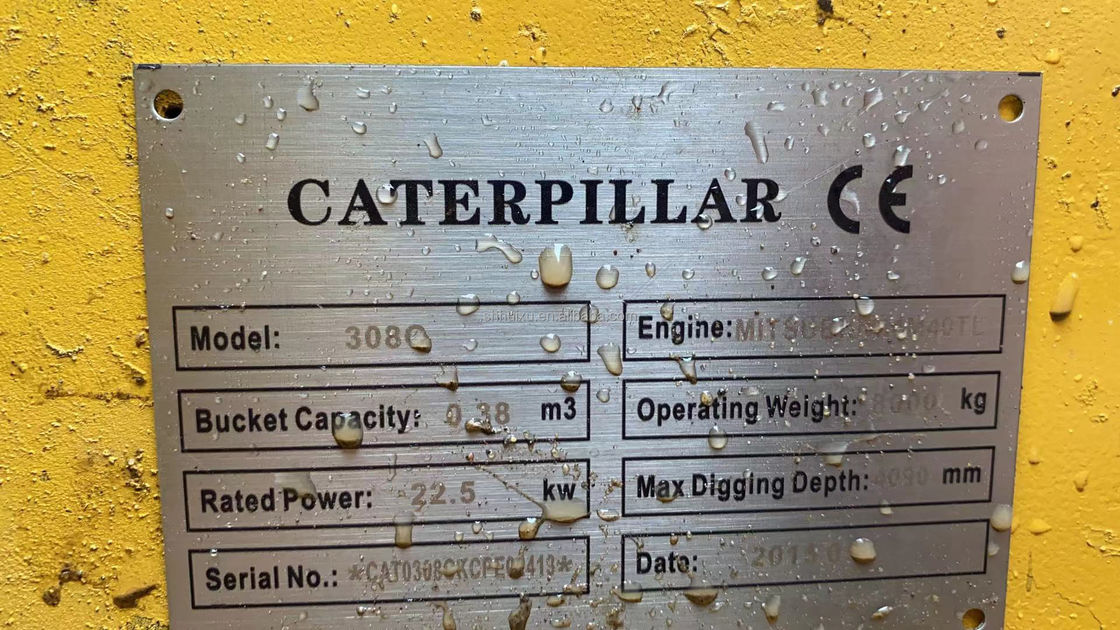 Χρησιμοποιημένες εκσκαφικές μηχανές CAT 308c κατασκευή βαρέων μηχανών CAT 303 cat 306 εκσκαφέας