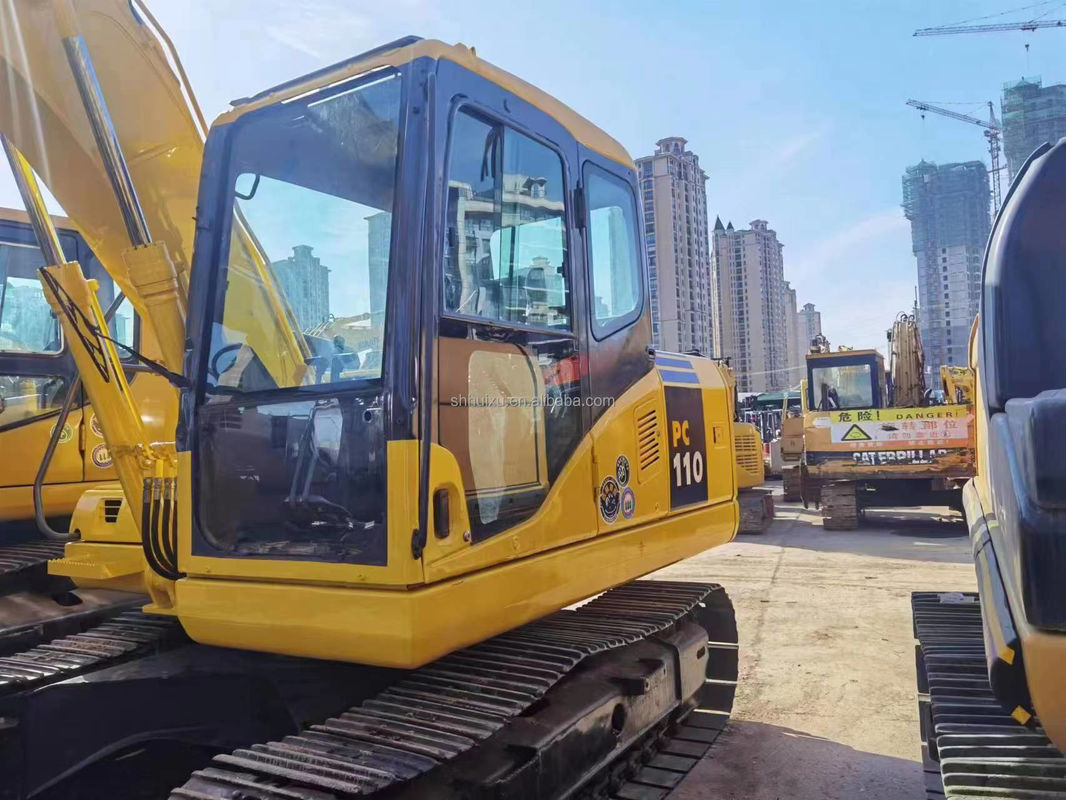 Χρησιμοποιούμενη μηχανή εκσκαφής γης Komatsu PC110 χρησιμοποιούμενη μηχανή χειροκίνητη χρησιμοποιούμενη μηχανή εκσκαφής τρύπας μεταλλικής γραμμής μεταλλική μηχανή εκσκαφής για πώληση