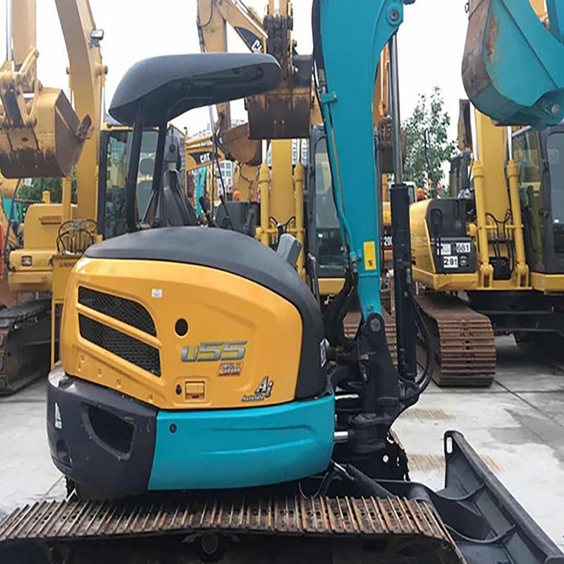 Χρησιμοποιημένο μίνι εξορυκτήρα Kubota U55 δευτερεύον χέρι Kubota μικρό εξορυκτήρα Ιαπωνία πρωτότυπο Kubota U55 μίνι εξορυκτήρα