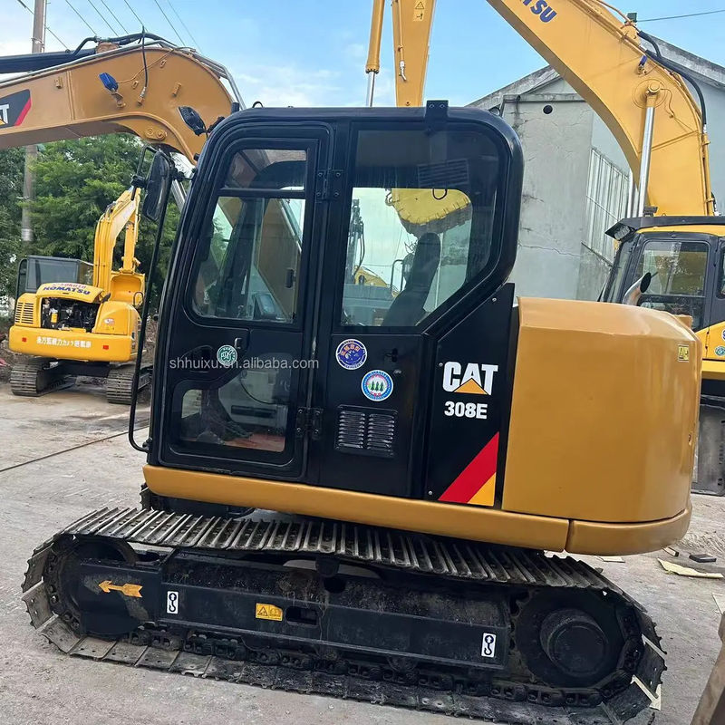 Χρησιμοποιούμενη κατασκευή Caterpillar CAT 308E Crawler Εκσκαφέας μηχανή Γιαπωνέζικος χρησιμοποιούμενος εκσκαφέας προς πώληση