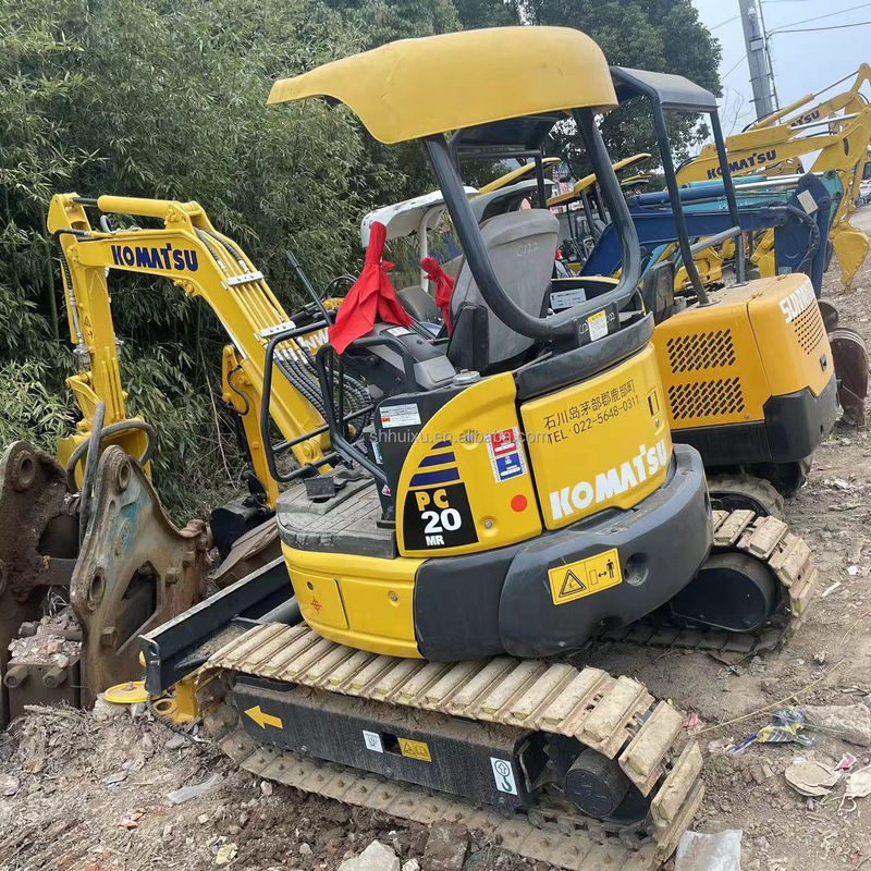 χαμηλή τιμή σε απόθεμα μίνι σκάφτης Komatsu PC20 χωρίς καμπίνα σκάφτης Ιαπωνία Χρησιμοποιούμενη Komatsu υδραυλική μίνι σκάφτης σέρμαν