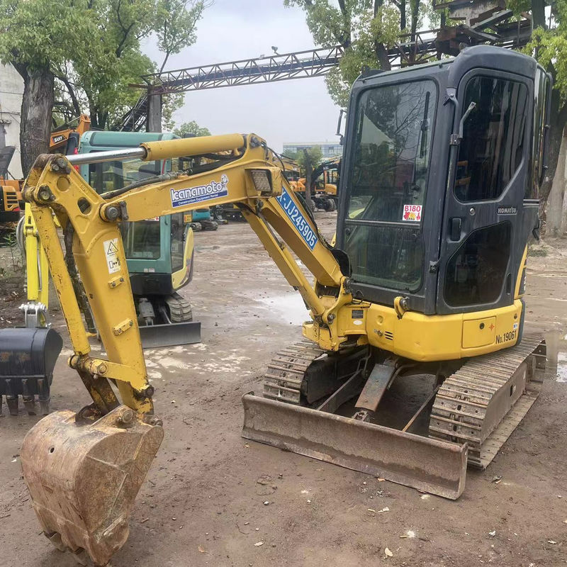 χαμηλή τιμή μεταχειρισμένο εκσκαφέα Komatsu PC20 με καμπίνα εισαγωγή εκσκαφέα Ιαπωνία Komatsu υδραυλική ελεγχόμενη εκσκαφέας μεταχειρισμένο