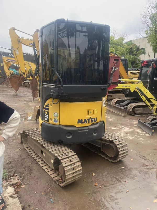 χαμηλή τιμή μεταχειρισμένο εκσκαφέα Komatsu PC20 με καμπίνα εισαγωγή εκσκαφέα Ιαπωνία Komatsu υδραυλική ελεγχόμενη εκσκαφέας μεταχειρισμένο