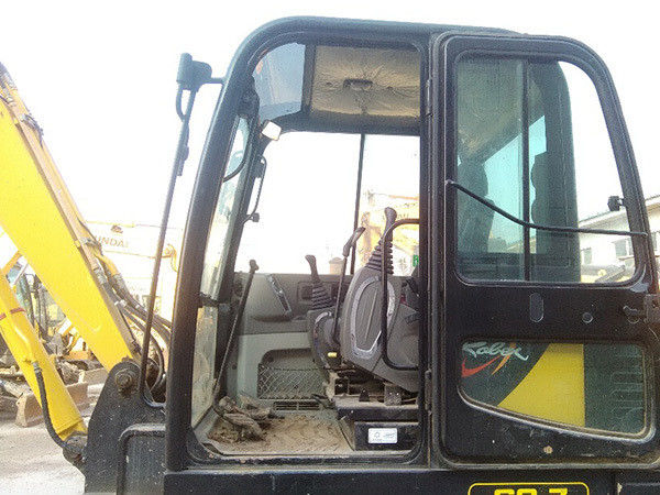 6 τόνων Χυουντάι Χρησιμοποιούμενα Excavators R60-7 Χρησιμοποιούμενα Excavator Crawler 60