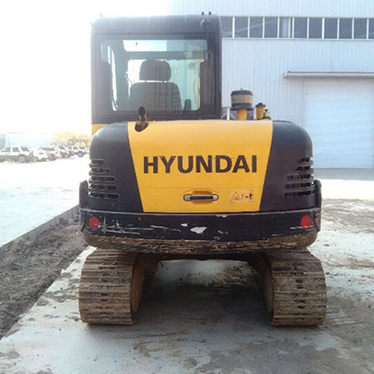 6 τόνων Χυουντάι Χρησιμοποιούμενα Excavators R60-7 Χρησιμοποιούμενα Excavator Crawler 60