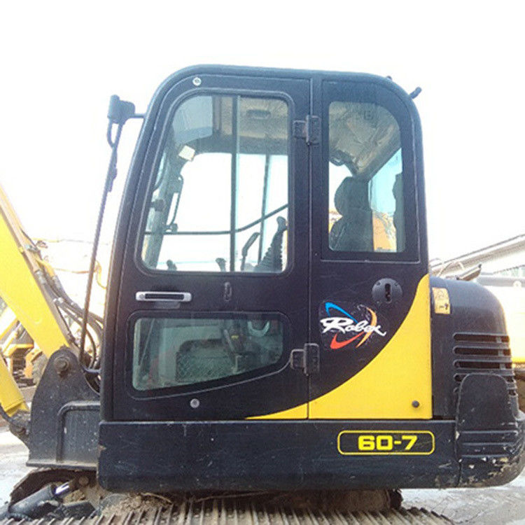 6 τόνων Χυουντάι Χρησιμοποιούμενα Excavators R60-7 Χρησιμοποιούμενα Excavator Crawler 60