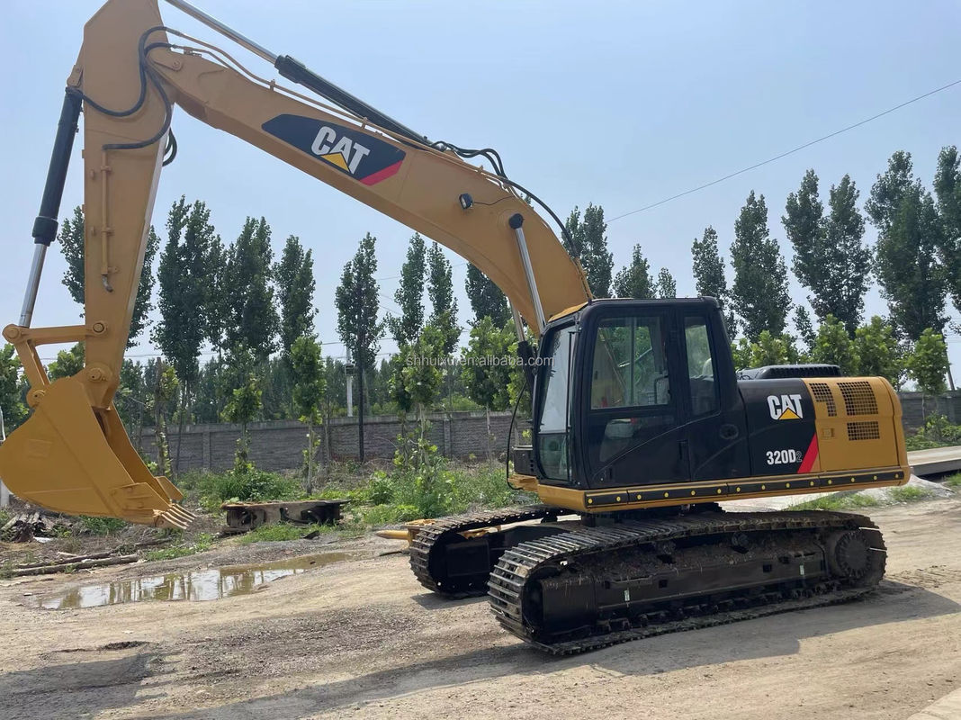 Δεύτερο χέρι καλής ποιότητας σκάφτρια Cat320D Ιαπωνίας καταγωγής χρησιμοποιημένη εκσκαφέας κάμπιλας με EPA Caterpillar σε αποθεματικό