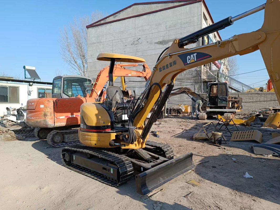 Μίνι σκάψιμο CAT 303 υδραυλικά μηχανήματα μεταφοράς γης προς πώληση1TON 2TON 3TON.χρησιμοποιούμενη εκσκαφέας CAT301.5 CAT302 CAT303