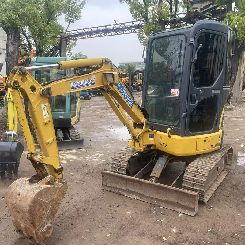 Ιαπωνική προέλευση εκσκαφέας Komatsu PC20 με καμπίνα
