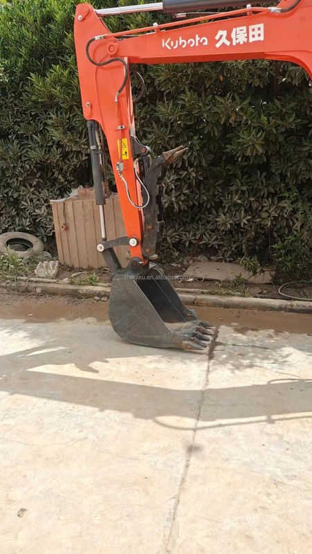 Λιγότερες ώρες εργασίας μεταχειρισμένη υδραυλική εξορυκτική μηχανή Kubota Kx135-5 μεταχειρισμένη εξορυκτική μηχανή