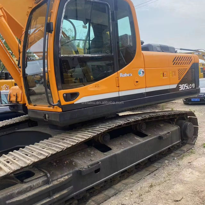 30000KG Αρχική εκσκαφέας HYUNDAI 305 Χρησιμοποιημένες εκσκαφές 1,2m3 χωρητικότητα κουβάς