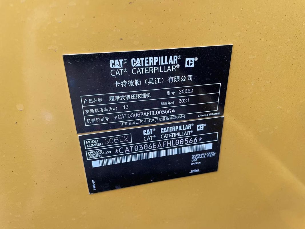 Χρησιμοποιούμενος μίνι εκσκαφέας CAT306E εκσκαφέας χρησιμοποιούμενο μηχάνημα εκσκαφέας γάτας 6ton χρησιμοποιούμενος mini China εκσκαφέας