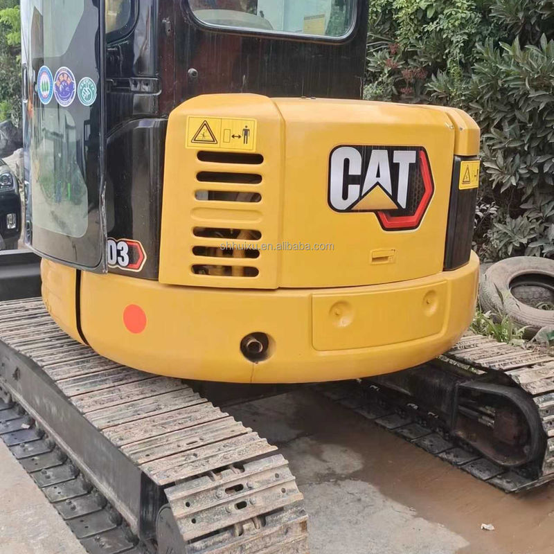 Χρησιμοποιούμενος μίνι εκσκαφέας CAT303 με οδηγό καμπίνα χειροκίνητος εκσκαφέα γης