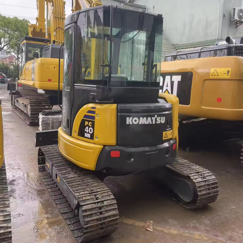 Χρησιμοποιούμενο Mini εκσκαφέας 4 τόνων komatsu PC40 εκσκαφέας χρησιμοποιούμενοι τρακτέρ οικοδομή μηχανήματα κατασκευής