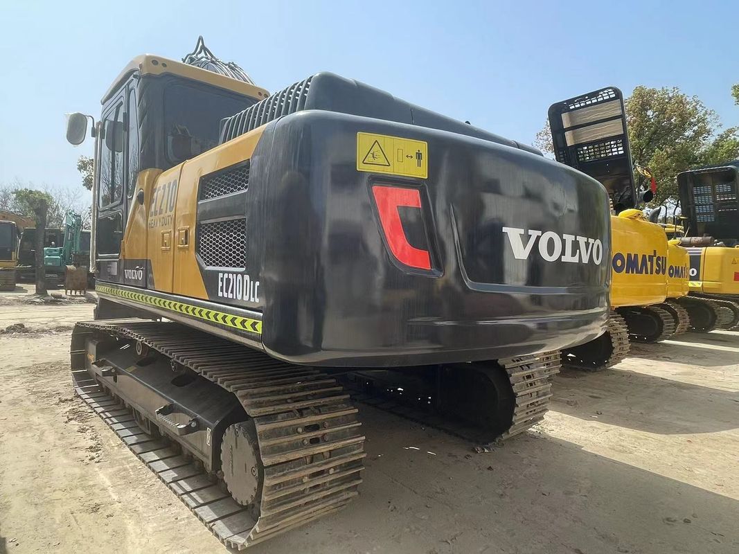 21000kg Χρησιμοποιούμενος υδραυλικός εξορυκτής μεταλλικής εξόρυξης Volvo Ec210 1.1m3 χωρητικότητα κουβάς