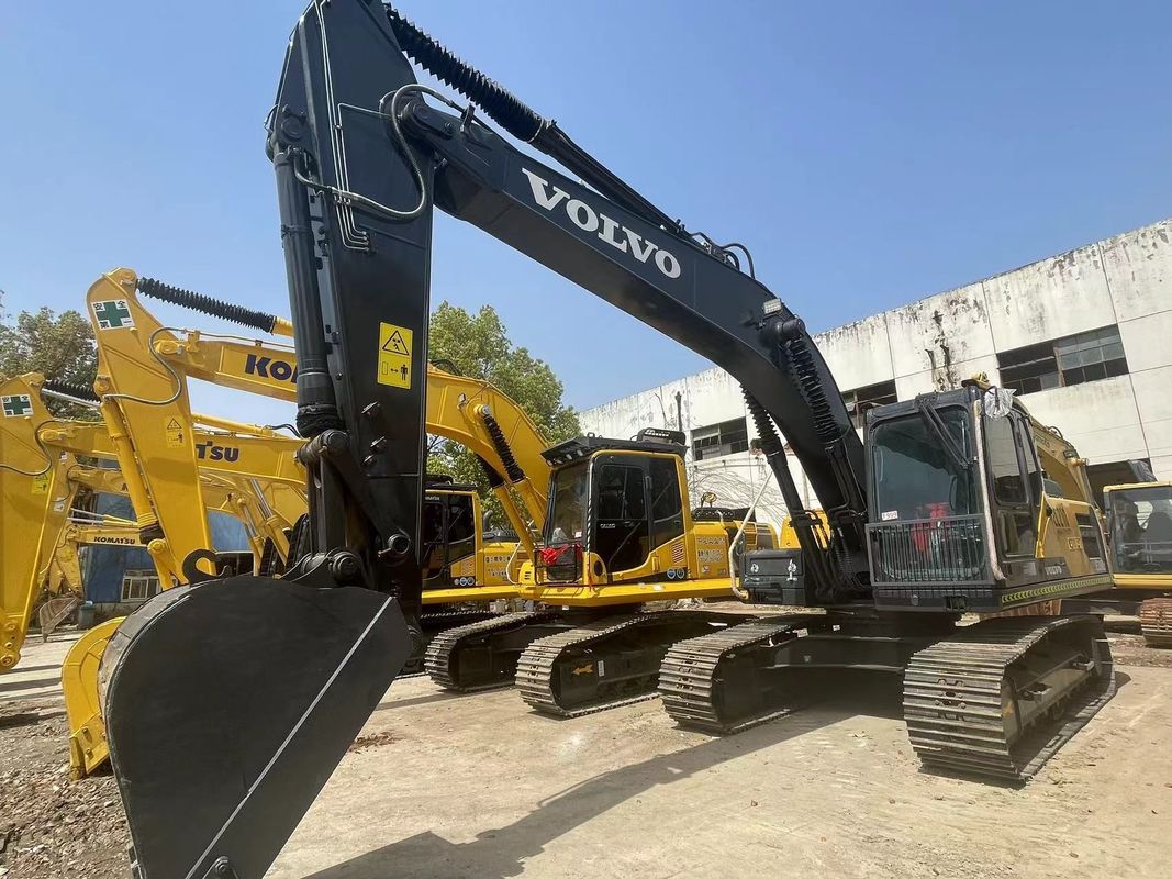 21000kg Χρησιμοποιούμενος υδραυλικός εξορυκτής μεταλλικής εξόρυξης Volvo Ec210 1.1m3 χωρητικότητα κουβάς