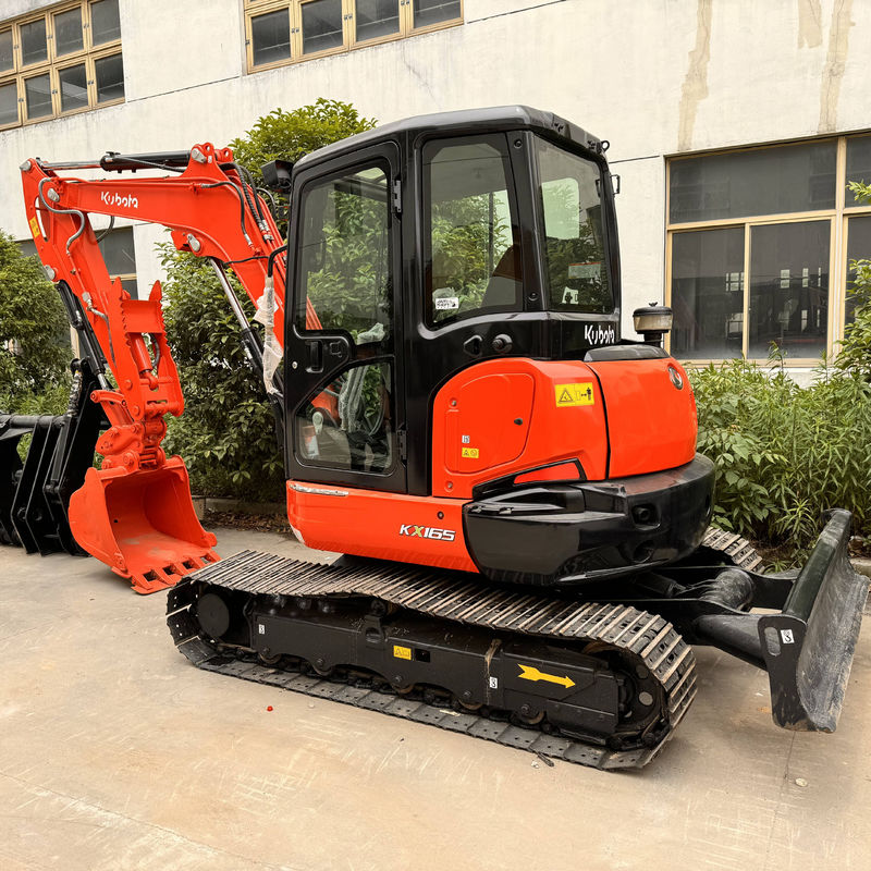 μεταχειρισμένα εκσκαφέα kubota165 μεταχειρισμένο αναπαραγωγικό εκσκαφέα για janpan αρχική κατασκευαστική μηχανή μεταχειρισμένο μίνι εκσκαφέα 6,5 τόνων