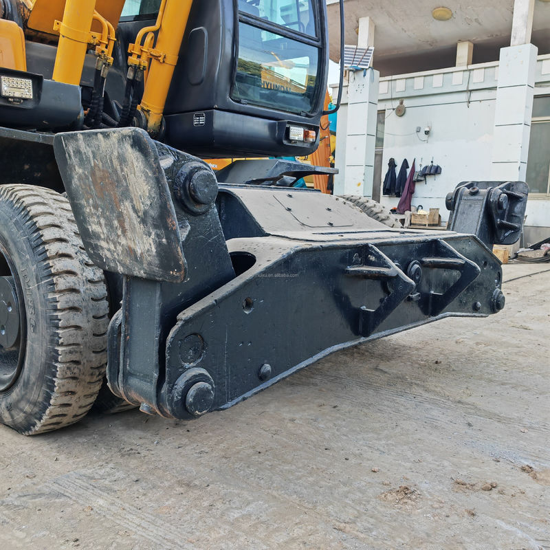 2.1m3 χωρητικότητα κουβαλιού μεταχειρισμένο εκσκαφέα τροχών μεταχειρισμένο Hyundai 210 7 εκσκαφέας
