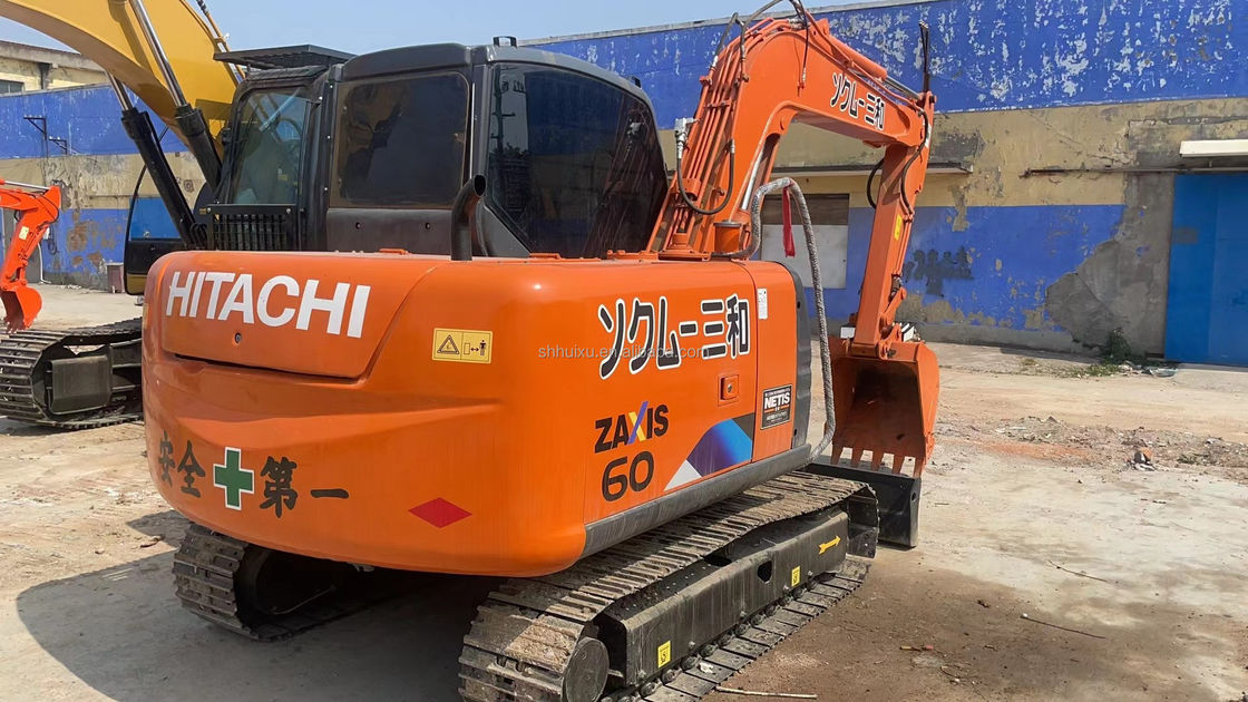 Πολυτεχνία Hitachi χρησιμοποιήθηκε zx60 6 τόνων μίνι εκσκαφέας 60 μοντέλο μεταχειρισμένο αρχικό χρώμα min I εκσκαφέας Hitachi