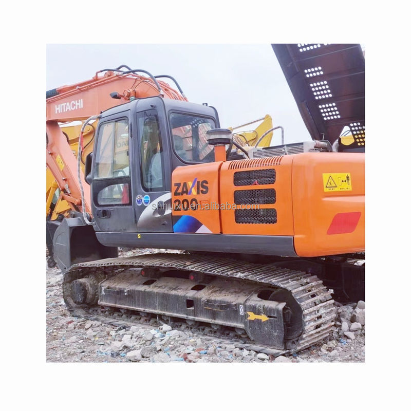 Χρησιμοποιημένη ιαπωνική Hitachi Ex200 Crawler Εκσκαφέας κατασκευή μεταχειρισμένο καλή κατάσταση Hitachi zx200