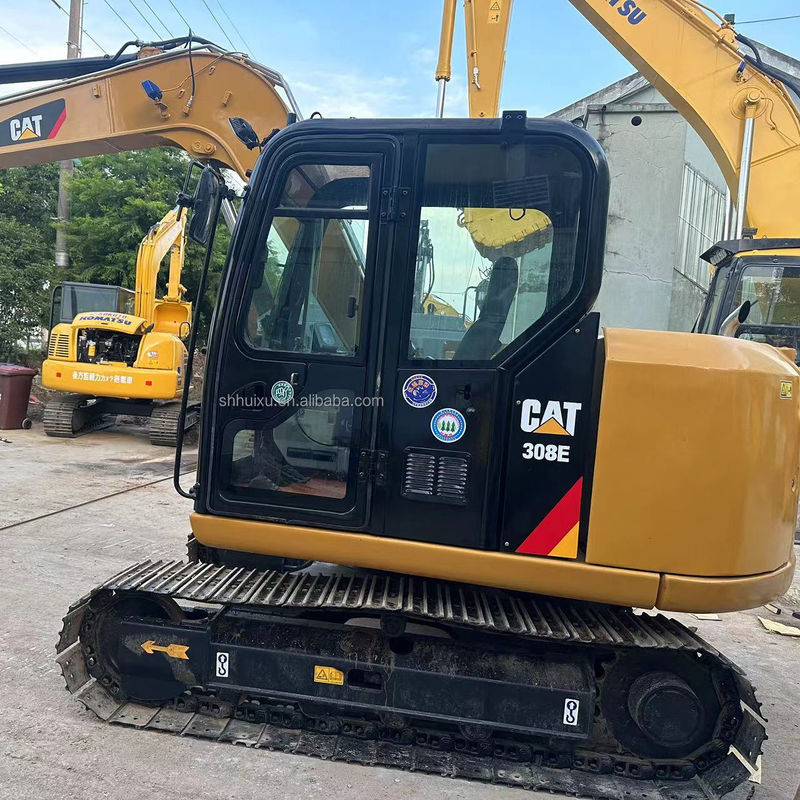 Χρησιμοποιούμενη εκσκαφέας CAT 308E 307E 306E 305E, κατηγορία 306 E 306D 307D 308 γραμμή διακοπής,μίνι εκσκαφέας CAT 306E2 με ντόζερ