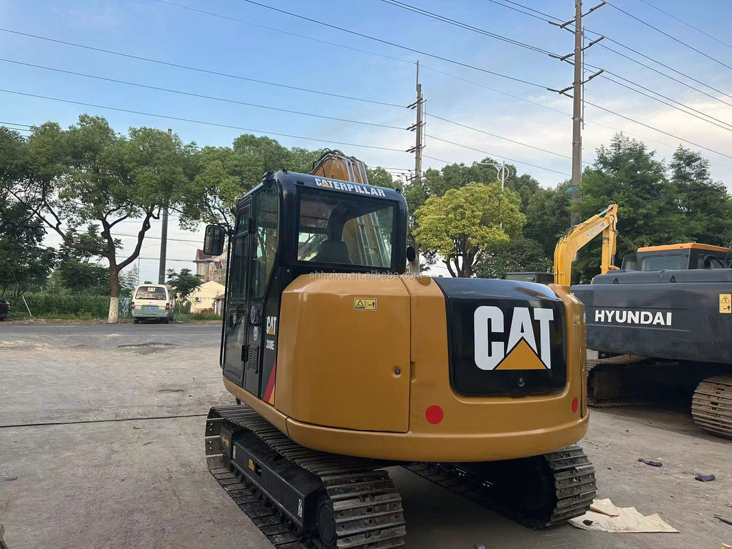 Χρησιμοποιούμενη εκσκαφέας CAT 308E 307E 306E 305E, κατηγορία 306 E 306D 307D 308 γραμμή διακοπής,μίνι εκσκαφέας CAT 306E2 με ντόζερ