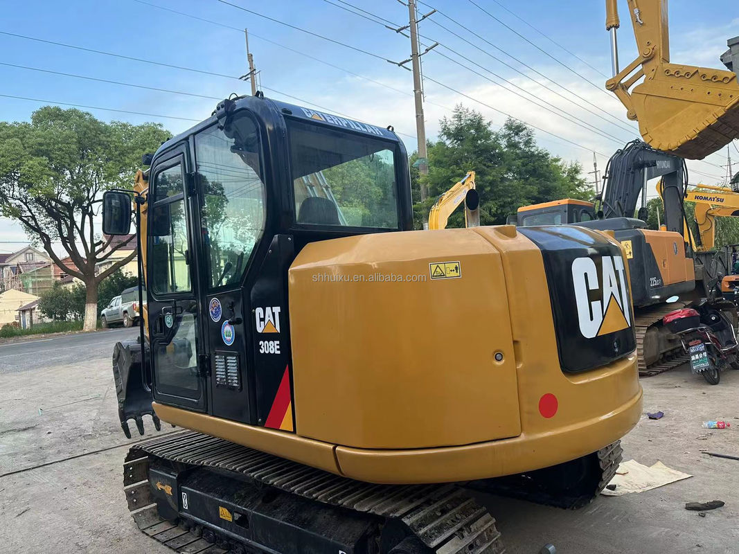 Χρησιμοποιούμενη εκσκαφέας CAT 308E 307E 306E 305E, κατηγορία 306 E 306D 307D 308 γραμμή διακοπής,μίνι εκσκαφέας CAT 306E2 με ντόζερ
