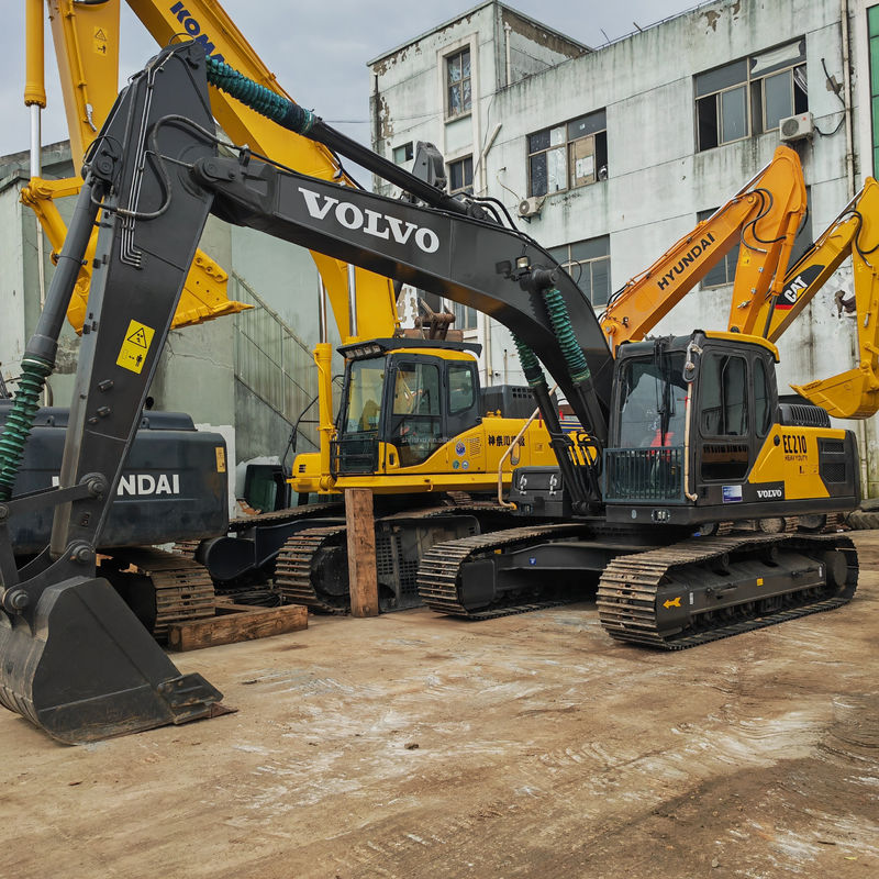 21 τόνος Χρησιμοποιούμενα Volvo Diggers Δεύτερο χέρι Volvo 210 Εκσκαφέας 1.1m3 χωρητικότητα κουβάς