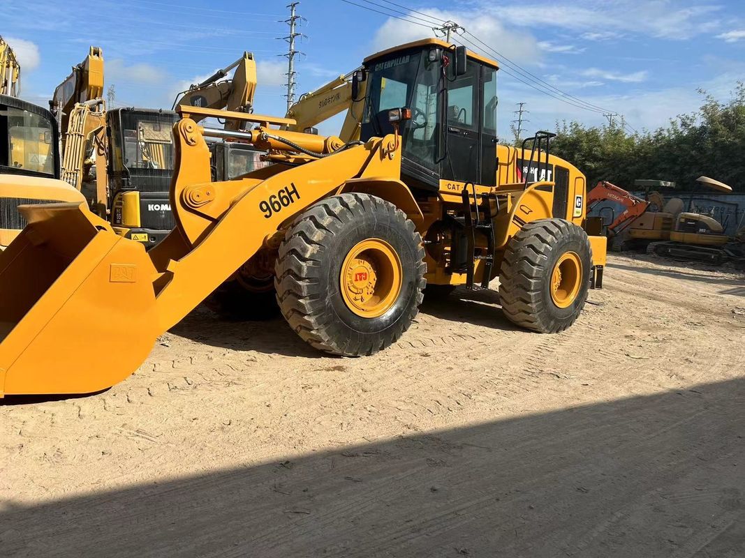 Χρησιμοποιούμενος φορτιστής 6 τόνων CAT966H χρησιμοποιούμενος κάμπιας 966 τροχός φορτιστής χρησιμοποιούμενος ελκυστήρας εκσκαφής