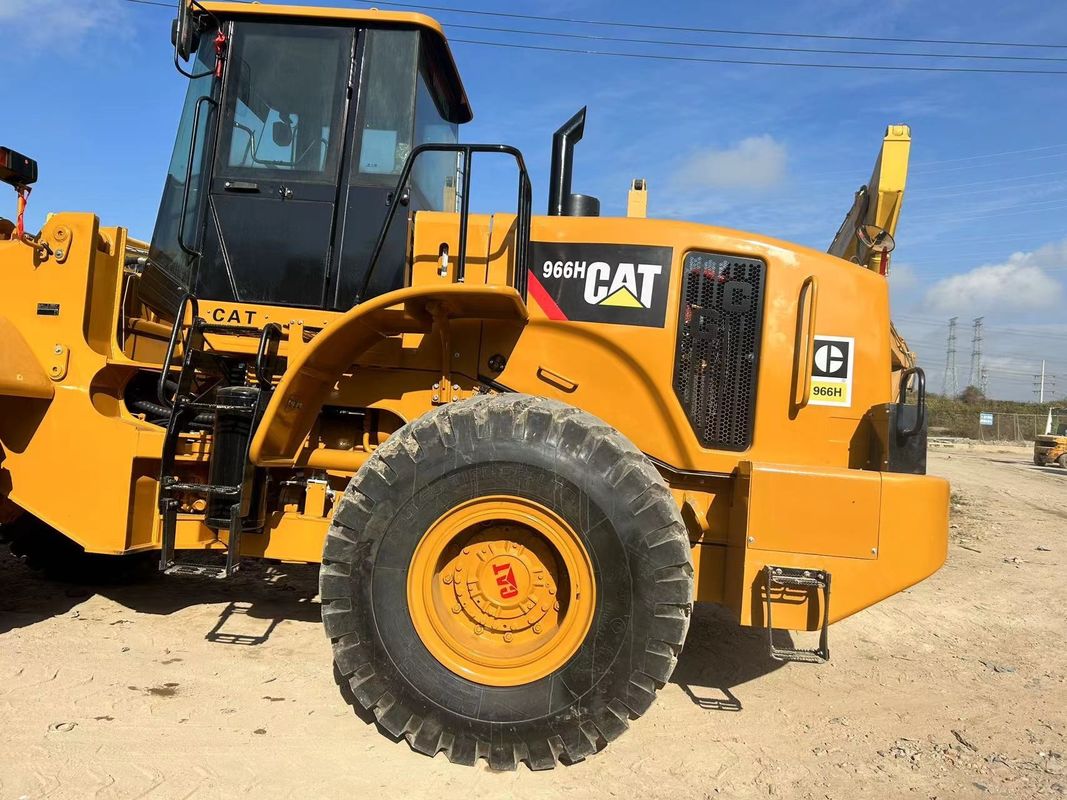 Χρησιμοποιούμενος φορτιστής 6 τόνων CAT966H χρησιμοποιούμενος κάμπιας 966 τροχός φορτιστής χρησιμοποιούμενος ελκυστήρας εκσκαφής