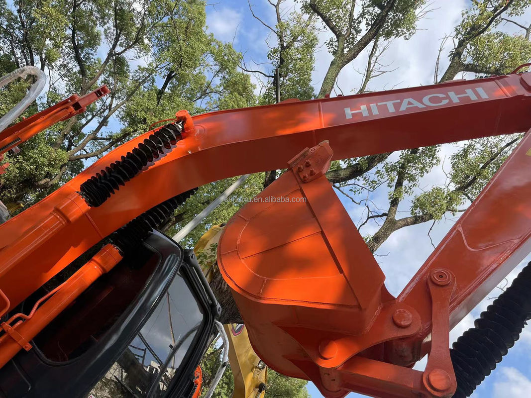 12000kg Zx120 Χρησιμοποιούμενος εξορυκτής Hitachi δεύτερο χέρι με πρωτότυπη μπογιά 0,51m3