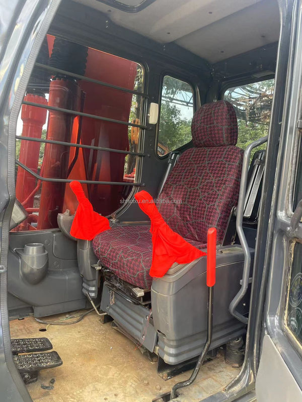 12000kg Zx120 Χρησιμοποιούμενος εξορυκτής Hitachi δεύτερο χέρι με πρωτότυπη μπογιά 0,51m3