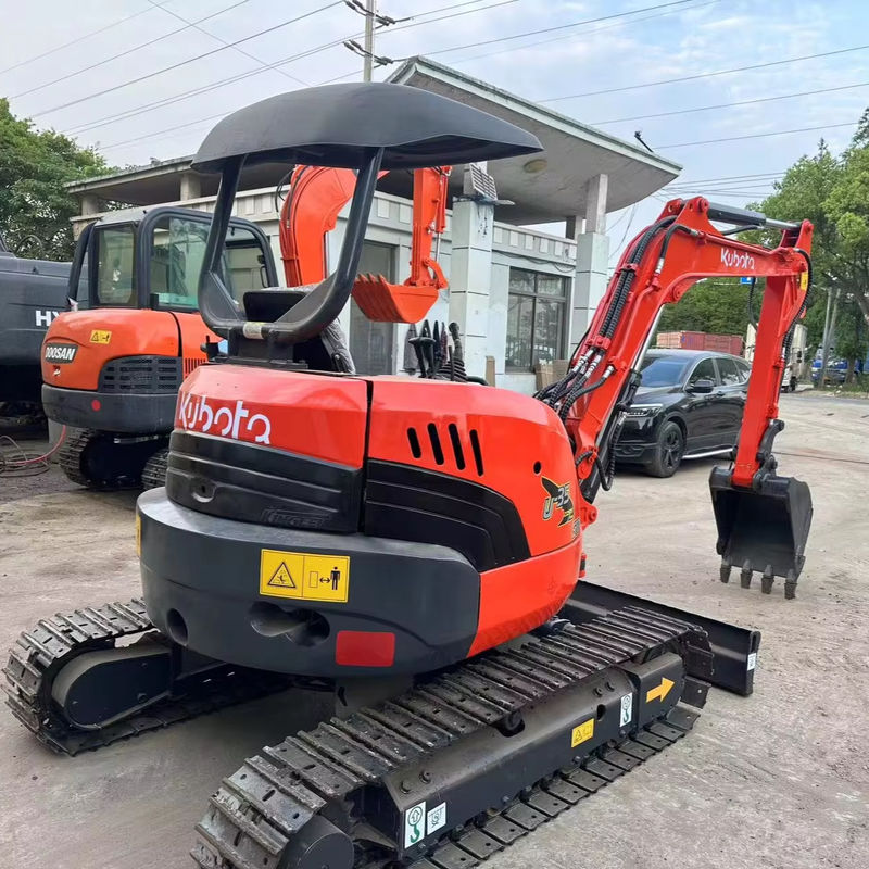 0.15m3 Bucket Red Color Μίνι Χρησιμοποιημένο Εκσκαφέα Kubota U35 Χρησιμοποιημένο Μίνι Εκσκαφέα