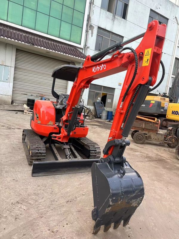 0.15m3 Bucket Red Color Μίνι Χρησιμοποιημένο Εκσκαφέα Kubota U35 Χρησιμοποιημένο Μίνι Εκσκαφέα