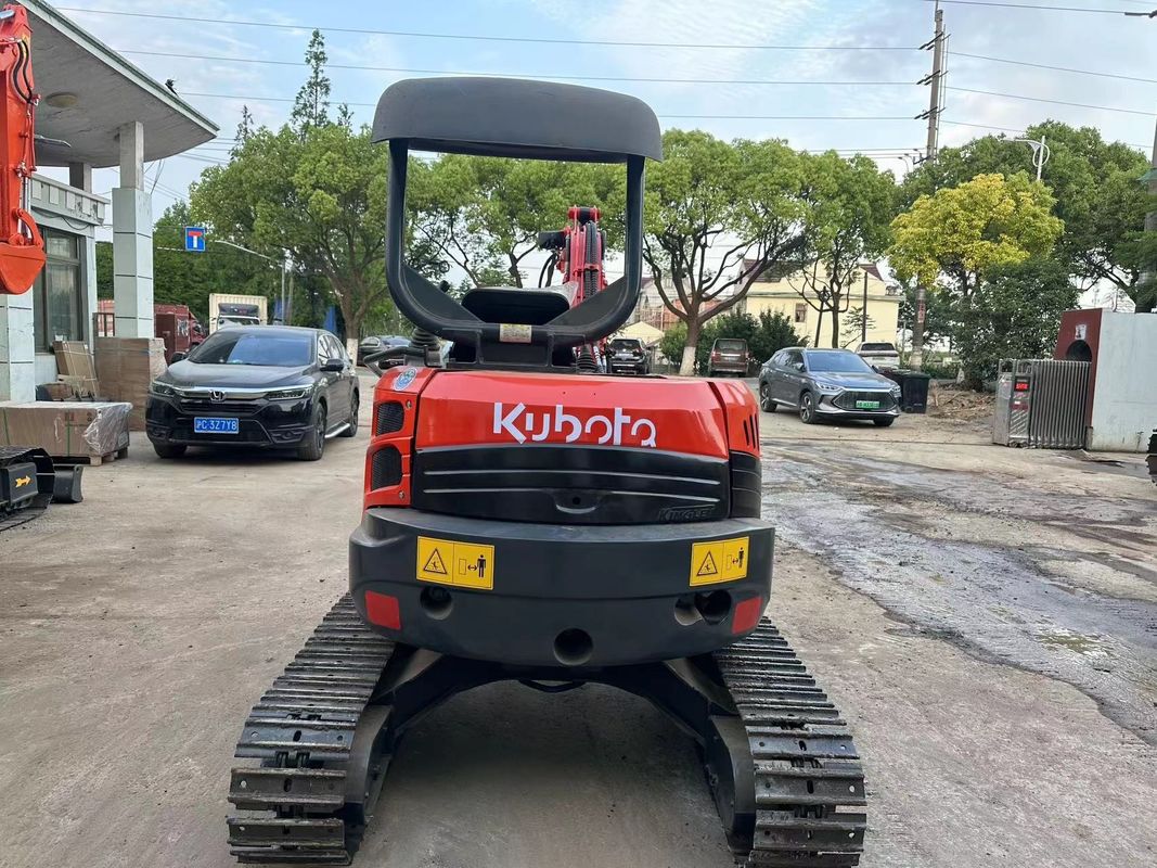 0.15m3 Bucket Red Color Μίνι Χρησιμοποιημένο Εκσκαφέα Kubota U35 Χρησιμοποιημένο Μίνι Εκσκαφέα