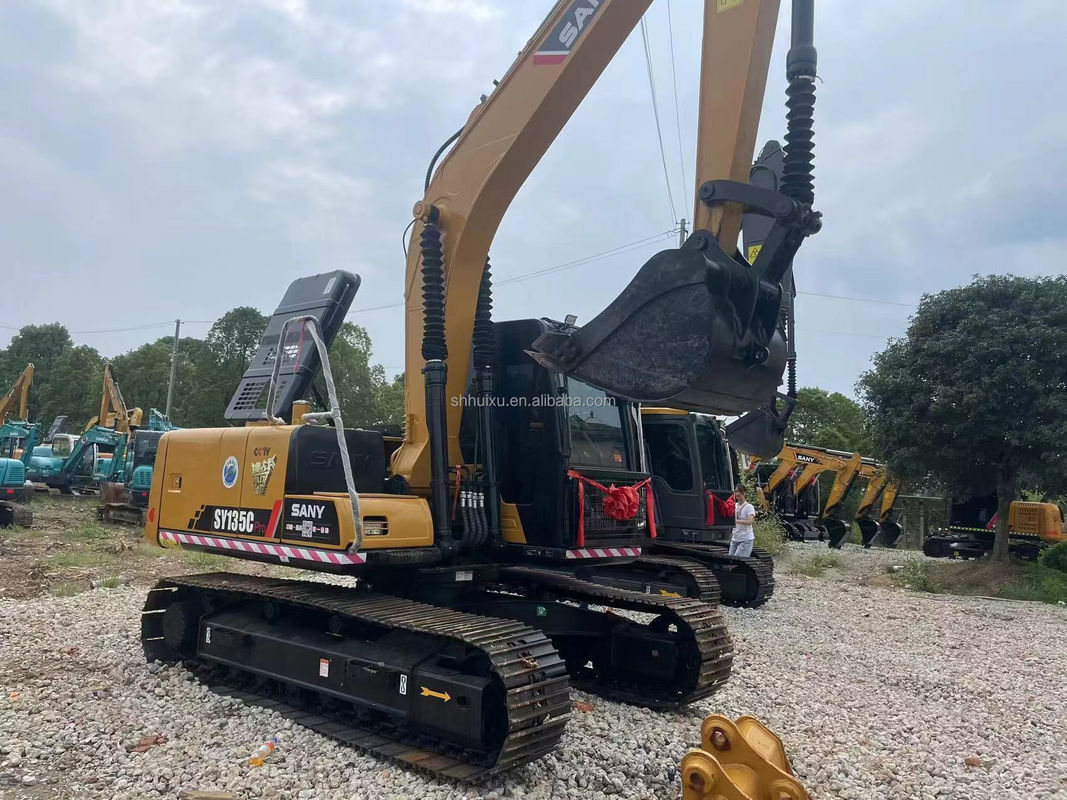Αρχική χρώμα χρησιμοποιείται Sany Excavator Sany 135 13 Τόνους 13000KG SANY 135C