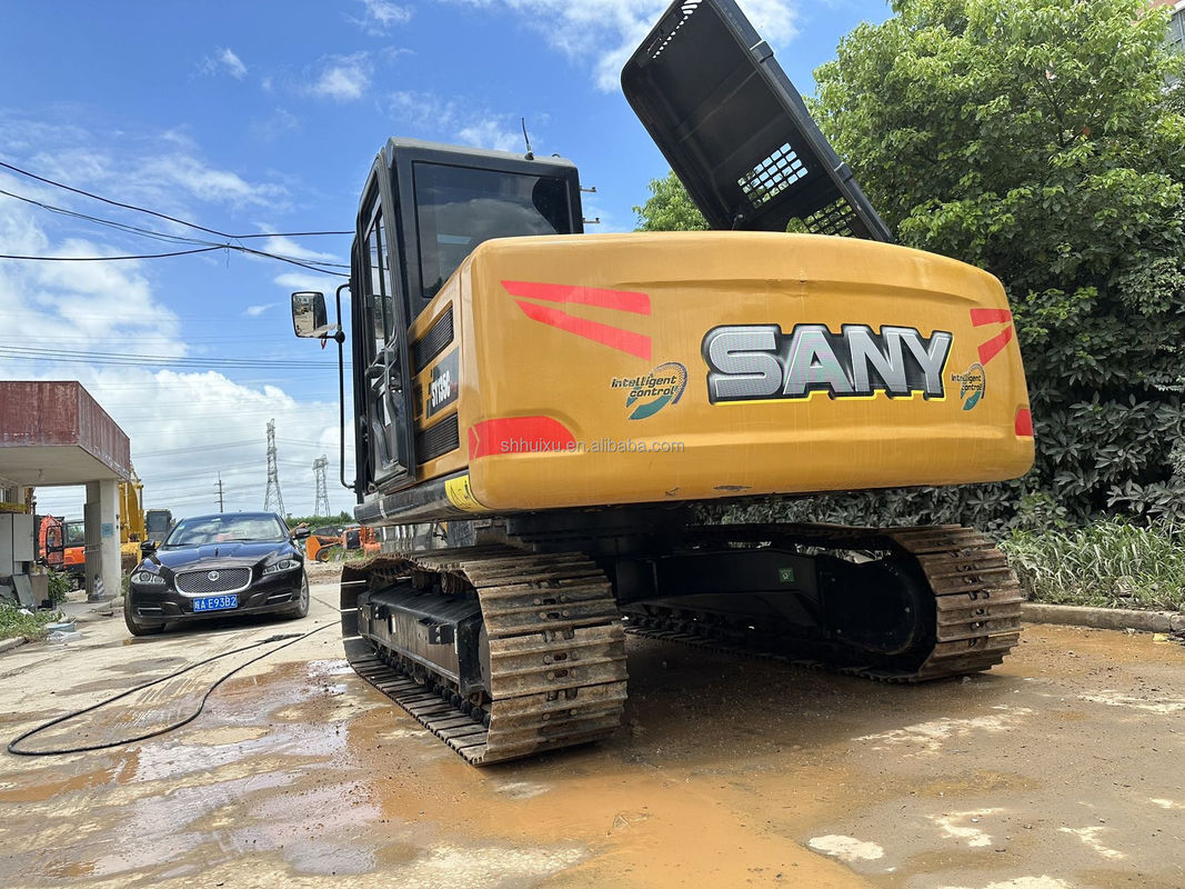13 τόνων Χρησιμοποιούμενος εξορυκτής Sany 135 Δεύτερο χέρι εξορυκτής 1.4m3 χωρητικότητα κουβάς