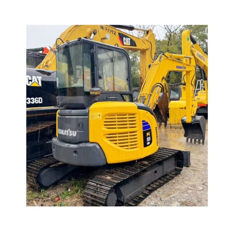 Χρησιμοποιούμενα μικρά εκσκαφικά Komatsu PC55MR χρησιμοποιούμενα μίνι εκσκαφικά Komatsu 5T μηχανήματα οικιακά μηχανήματα καθαρισμού