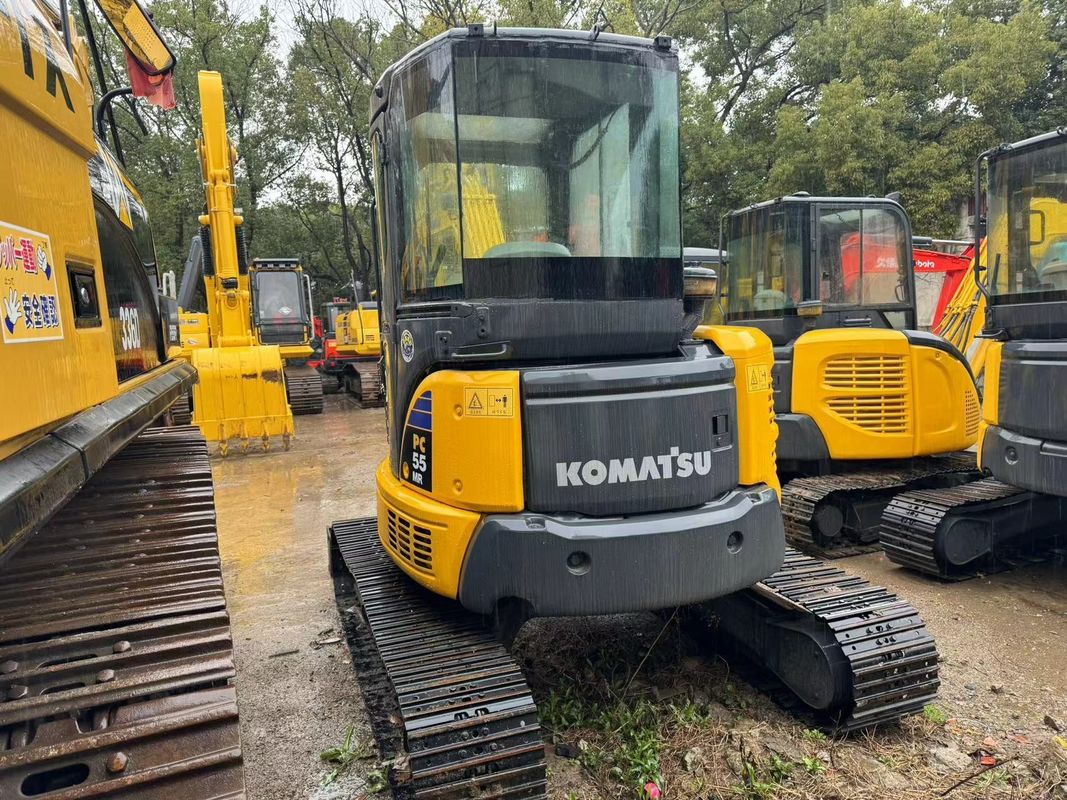Χρησιμοποιούμενα μικρά εκσκαφικά Komatsu PC55MR χρησιμοποιούμενα μίνι εκσκαφικά Komatsu 5T μηχανήματα οικιακά μηχανήματα καθαρισμού