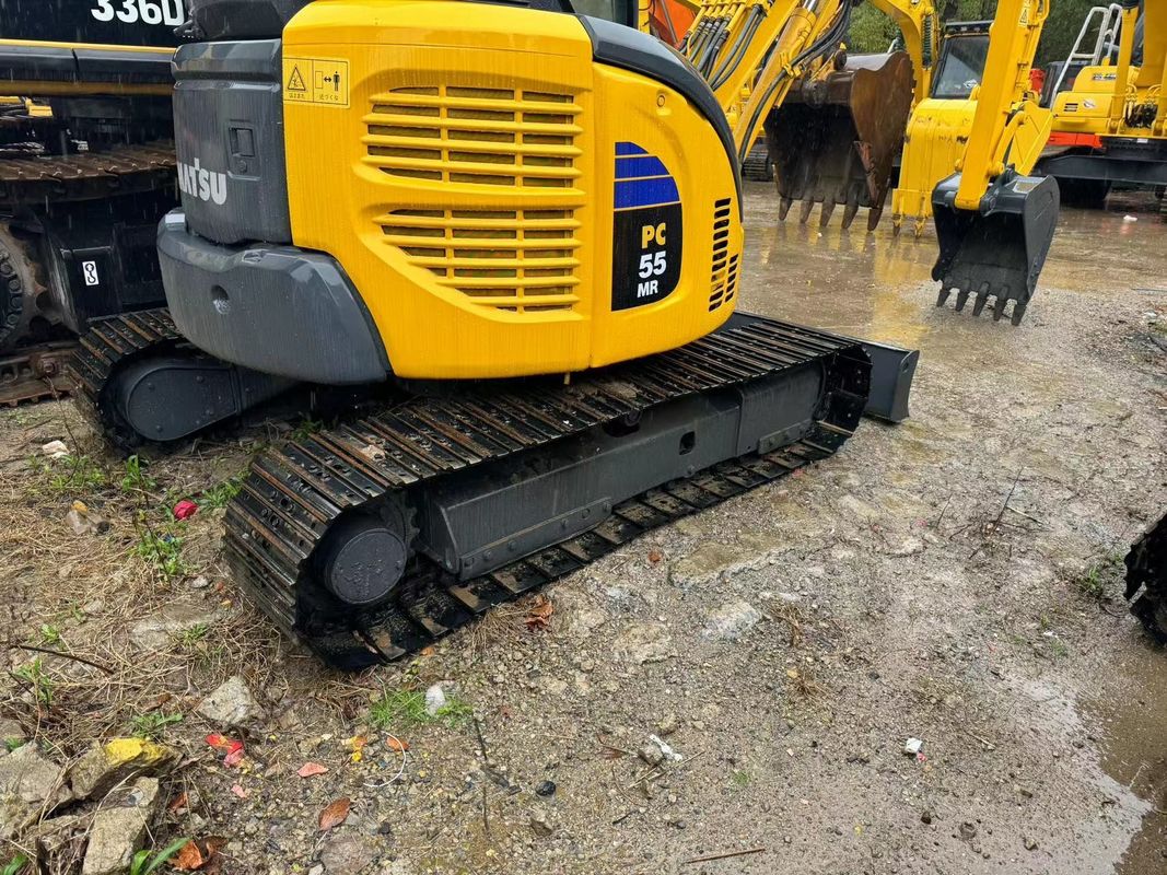 Χρησιμοποιούμενα μικρά εκσκαφικά Komatsu PC55MR χρησιμοποιούμενα μίνι εκσκαφικά Komatsu 5T μηχανήματα οικιακά μηχανήματα καθαρισμού